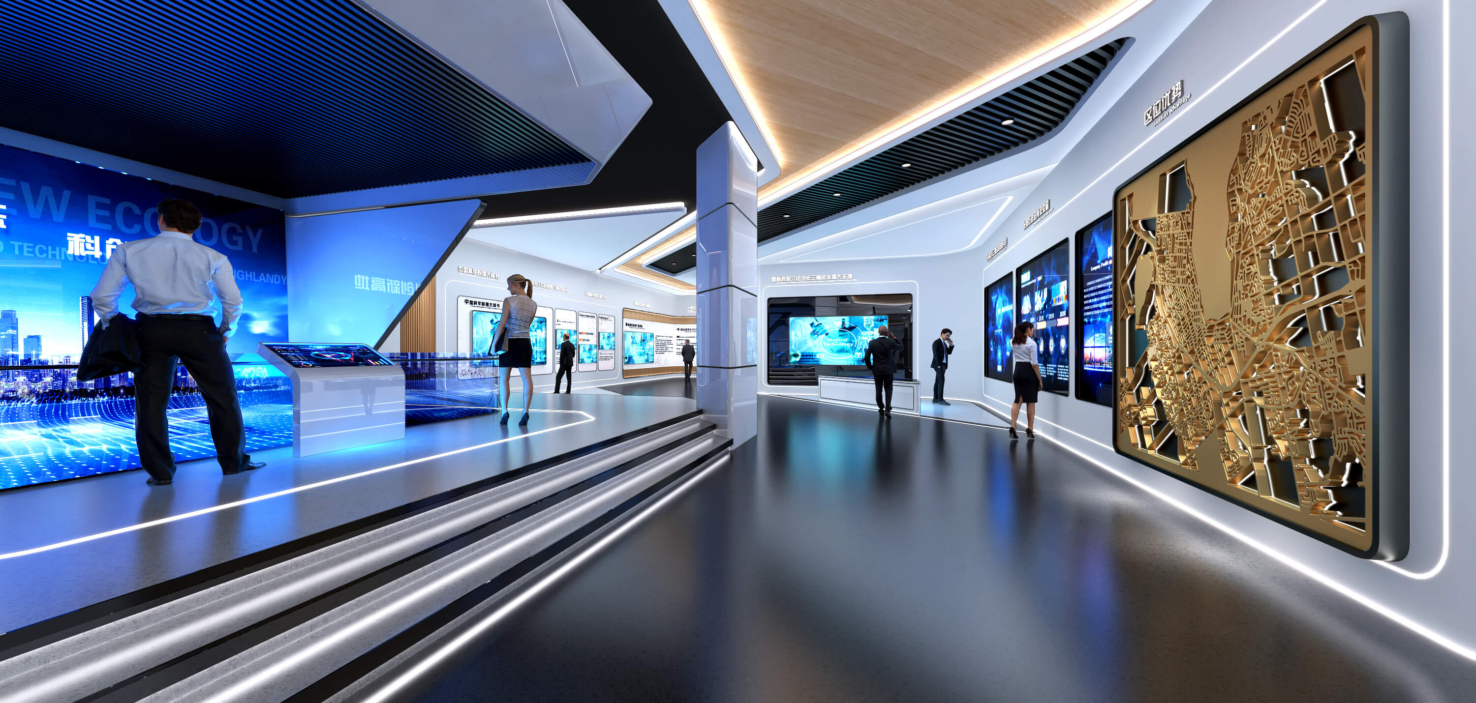 數(shù)字多媒體展廳設計公司